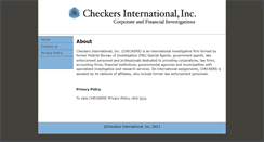 Desktop Screenshot of checkersweb.com