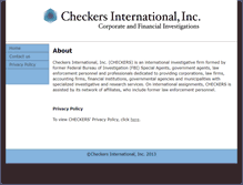 Tablet Screenshot of checkersweb.com